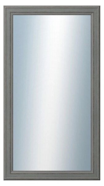 DANTIK - Zrkadlo v rámu, rozmer s rámom 50x90 cm z lišty STEP tmavošedá (3021)