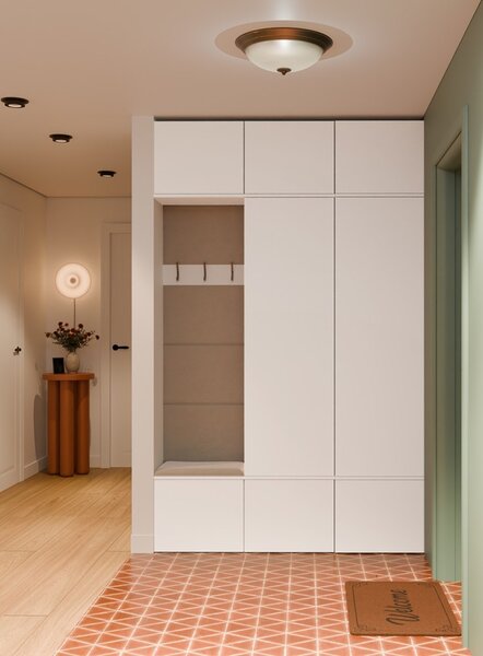 TP Living Předsíňová stěna Haga 2Sz1W 150 cm bílá