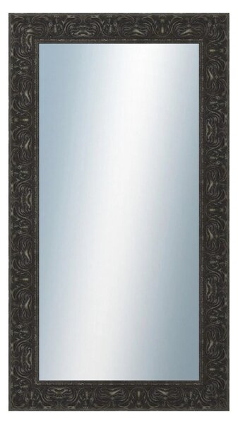 DANTIK - Zrkadlo v rámu, rozmer s rámom 50x90 cm z lišty PRAHA čierna (2753)