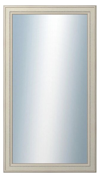 DANTIK - Zrkadlo v rámu, rozmer s rámom 50x90 cm z lišty STEP biela (3018)