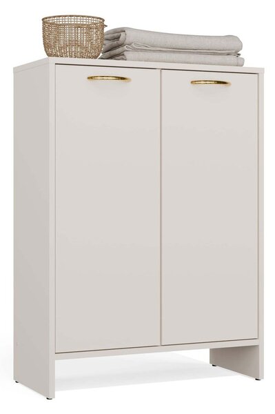 TP Living Spodní koupelnová skříňka s košem na prádlo Nina 1K1D 66 cm kašmírová