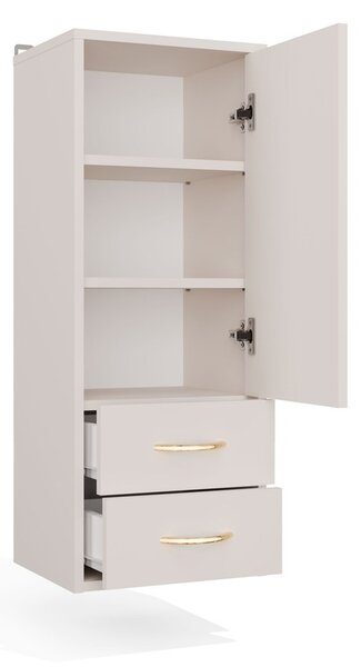 TP Living Závěsná koupelnová skříňka Nina W1D2S 35 cm kašmírová