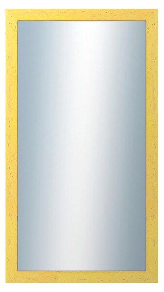 DANTIK - Zrkadlo v rámu, rozmer s rámom 50x90 cm z lišty RETRO žltá (2533)