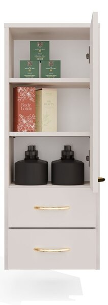 TP Living Závěsná koupelnová skříňka Nina W1D2S 35 cm kašmírová