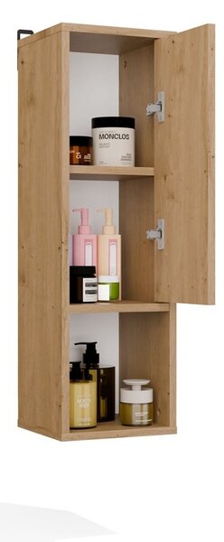 TP Living Závěsná horní koupelnová skříňka Mexy W1D 25,5 cm dub Artisan