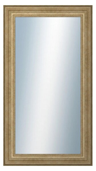 DANTIK - Zrkadlo v rámu, rozmer s rámom 50x90 cm z lišty HRAD strieborná patina (2823)