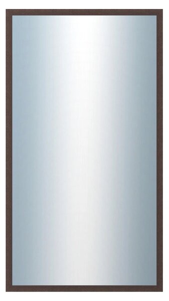 DANTIK - Zrkadlo v rámu, rozmer s rámom 50x90 cm z lišty KASETTE hnedá (2757)