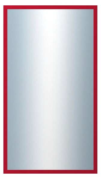 DANTIK - Zrkadlo v rámu, rozmer s rámom 50x90 cm z lišty PERLA červená lesklá (2878)
