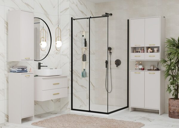 TP Living Horní závěsná koupelnová skříňka Nina W1D 35 cm kašmírová