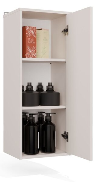 TP Living Horní závěsná koupelnová skříňka Nina W1D 35 cm kašmírová