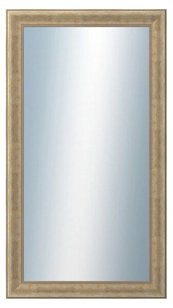 DANTIK - Zrkadlo v rámu, rozmer s rámom 50x90 cm z lišty KŘÍDLO malé zlaté patina (2774)