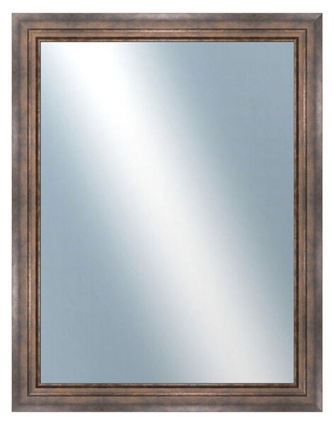 DANTIK - Zrkadlo v rámu, rozmer s rámom 70x90 cm z lišty TRITON široký meď (2951)