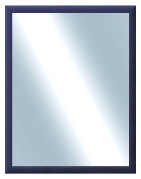 DANTIK - Zrkadlo v rámu, rozmer s rámom 70x90 cm z lišty LEDVINKA modrá (1444)