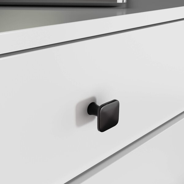 Ak furniture Komoda MOBI K-04 biela/čierna