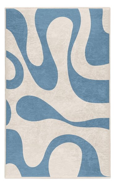 Modrý prateľný koberec 120x180 cm Blue Latte – Mila Home