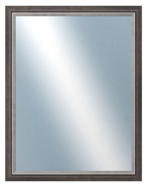 DANTIK - Zrkadlo v rámu, rozmer s rámom 70x90 cm z lišty AMALFI čierna (3118)