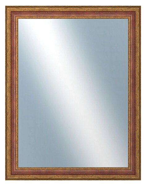 DANTIK - Zrkadlo v rámu, rozmer s rámom 70x90 cm z lišty HRAD červená (3006)