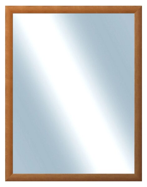 DANTIK - Zrkadlo v rámu, rozmer s rámom 70x90 cm z lišty LEDVINKA svetlo hnedá (1440)