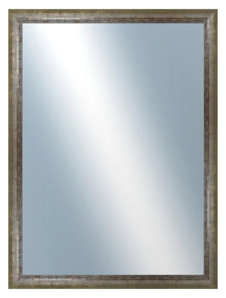 DANTIK - Zrkadlo v rámu, rozmer s rámom 60x80 cm z lišty NEVIS zelená (3054)