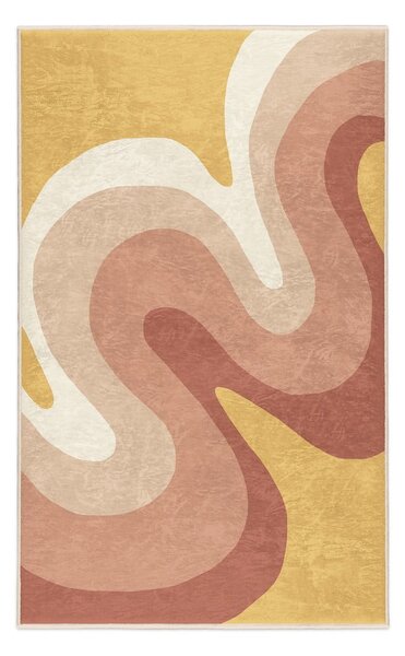 Okrovožltý/staroružový prateľný koberec 160x230 cm Strawberry Creamsicle – Mila Home