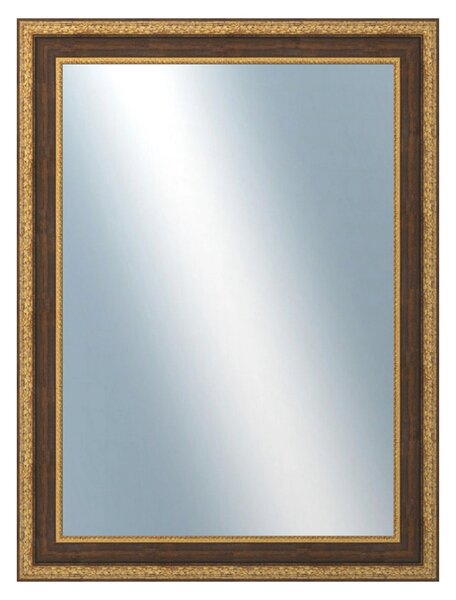 DANTIK - Zrkadlo v rámu, rozmer s rámom 60x80 cm z lišty KLASIK hnedá (3004)