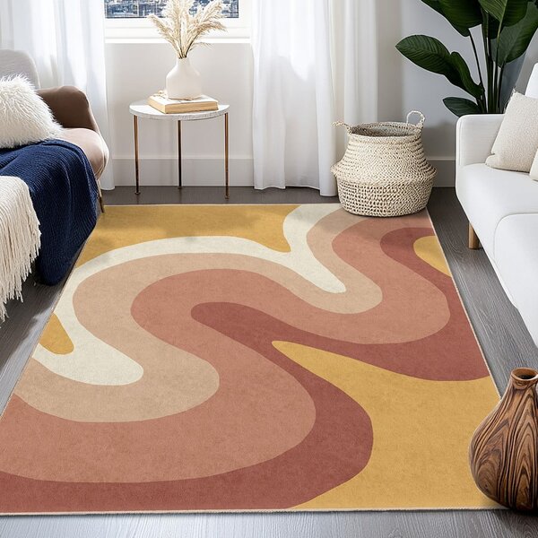 Okrovožltý/staroružový prateľný behúň 80x200 cm Strawberry Creamsicle – Mila Home