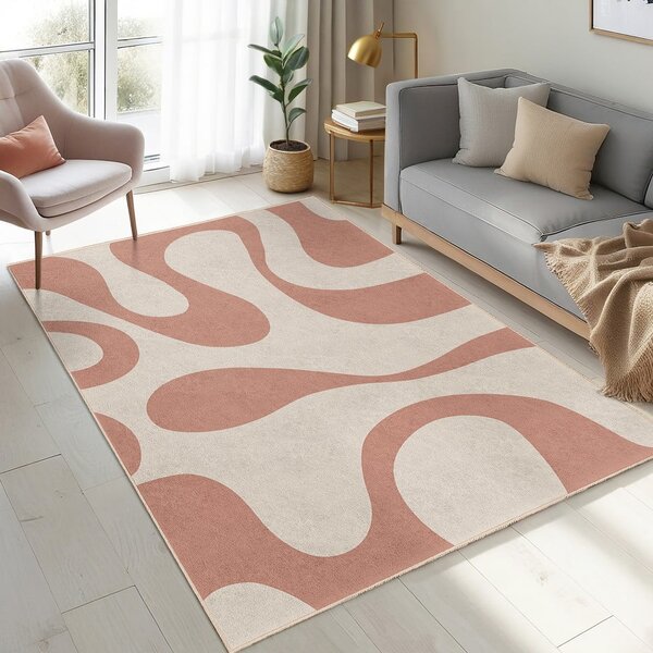 Ružový prateľný koberec 120x180 cm Strawberry Latte – Mila Home