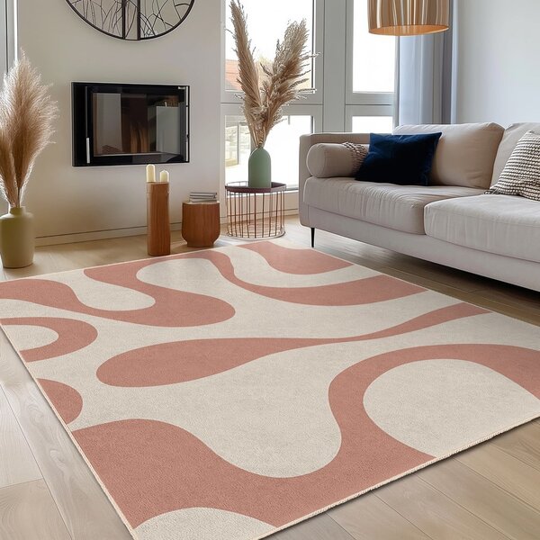 Ružový prateľný koberec 120x180 cm Strawberry Latte – Mila Home