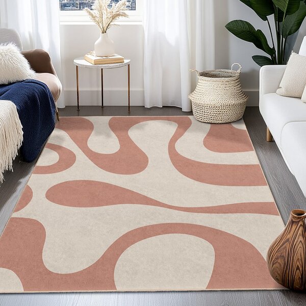 Ružový prateľný koberec 120x180 cm Strawberry Latte – Mila Home