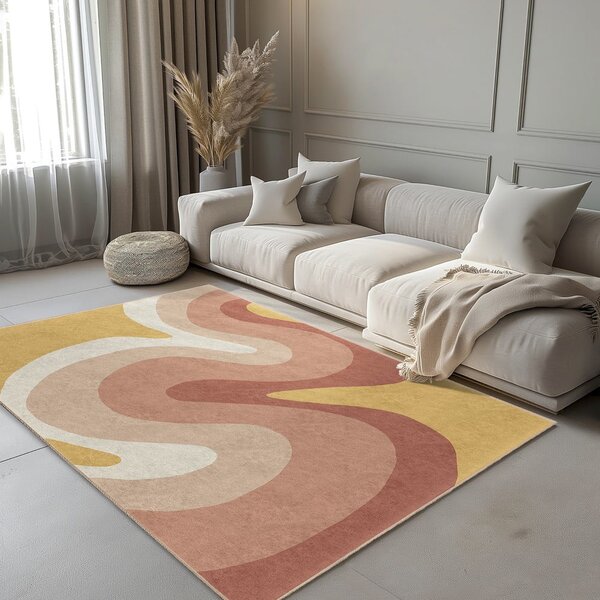 Okrovožltý/staroružový prateľný behúň 80x200 cm Strawberry Creamsicle – Mila Home