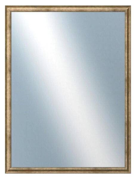 DANTIK - Zrkadlo v rámu, rozmer s rámom 60x80 cm z lišty TRITON biely bronz (2140)