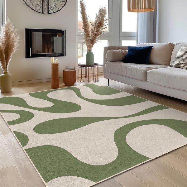 Zelený prateľný koberec 120x180 cm Matcha Latte – Mila Home