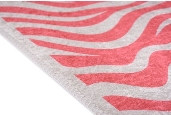 Ružový prateľný koberec 60x100 cm Red Zebra – Vitaus