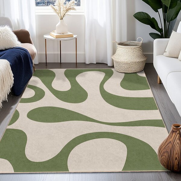 Zelený prateľný koberec 120x180 cm Matcha Latte – Mila Home