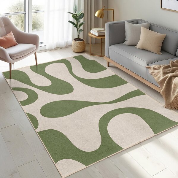 Zelený prateľný koberec 120x180 cm Matcha Latte – Mila Home