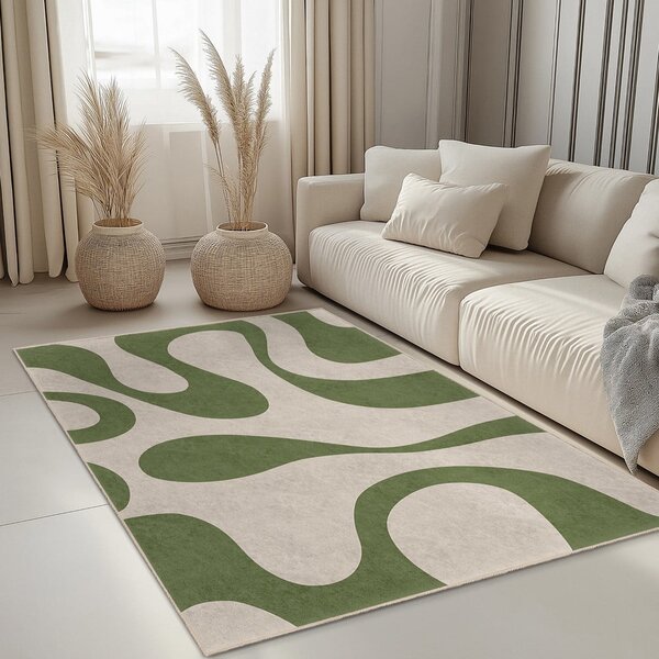 Zelený prateľný koberec 120x180 cm Matcha Latte – Mila Home