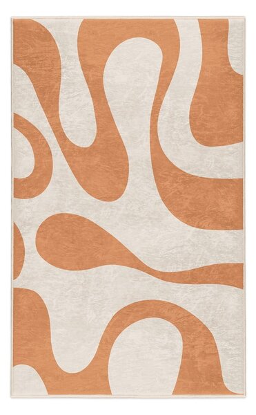 Oranžový prateľný koberec 120x180 cm Caramel Latte – Mila Home