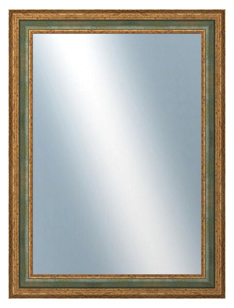 DANTIK - Zrkadlo v rámu, rozmer s rámom 60x80 cm z lišty HRAD zelená (3005)