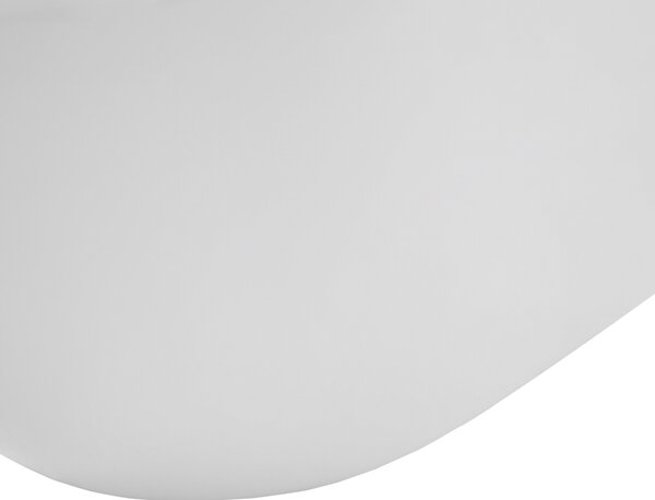 Voľne stojaca vaňa biela akrylát 150 x 75 cm oválny tvar elegantný moderný štýl kúpeľňa