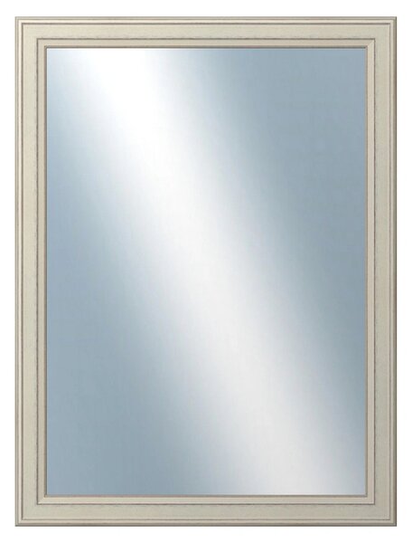 DANTIK - Zrkadlo v rámu, rozmer s rámom 60x80 cm z lišty STEP biela (3018)
