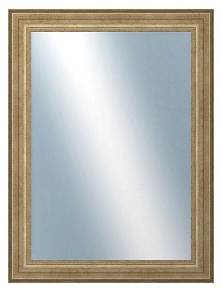 DANTIK - Zrkadlo v rámu, rozmer s rámom 60x80 cm z lišty HRAD strieborná patina (2823)