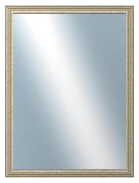DANTIK - Zrkadlo v rámu, rozmer s rámom 60x80 cm z lišty LYON strieborná (2704)