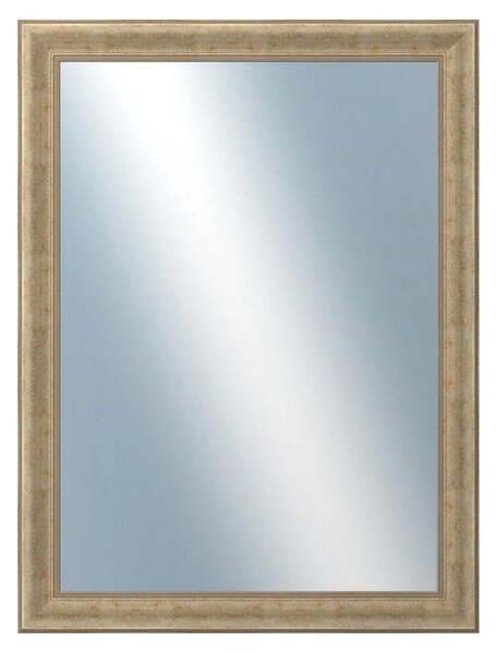 DANTIK - Zrkadlo v rámu, rozmer s rámom 60x80 cm z lišty KŘÍDLO malé strieborné patina (2775)