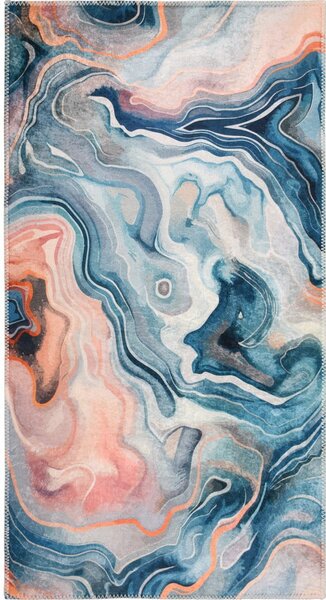 Modrý/ružový prateľný koberec 60x100 cm Colors of Joy – Vitaus