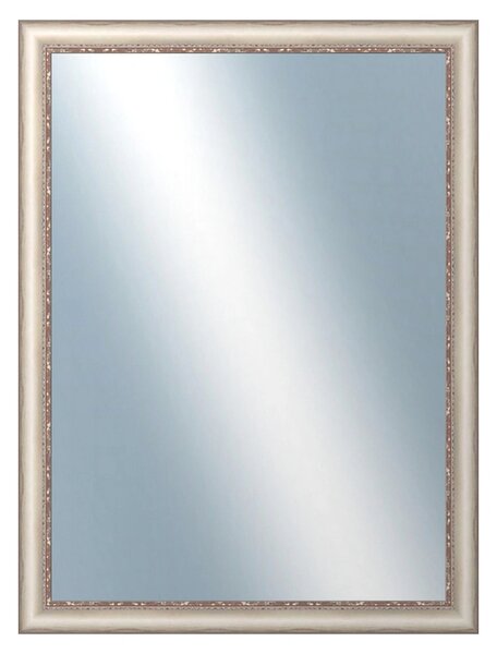 DANTIK - Zrkadlo v rámu, rozmer s rámom 60x80 cm z lišty PROVENCE biela (2652)