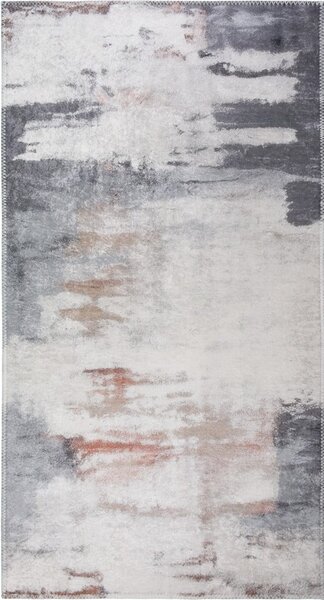 Sivý/slonovinový prateľný koberec 60x100 cm Abstract Colors – Vitaus