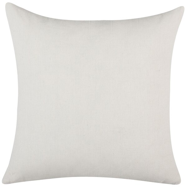 Sada 2 dekoratívnych vankúšov béžové kvetinový vzor 45 x 45 cm potlač glamour