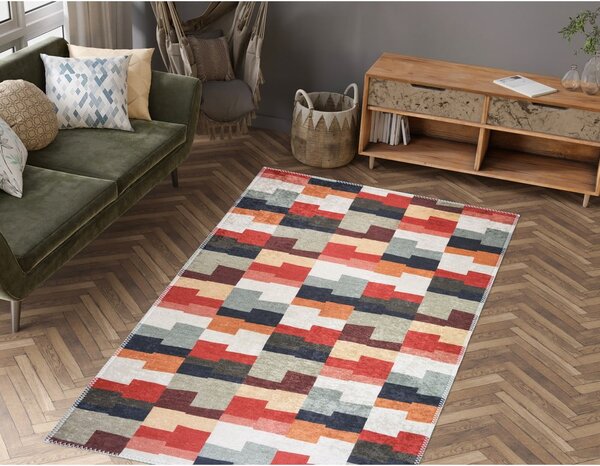 Prateľný koberec 60x100 cm Blocks of Fun – Vitaus