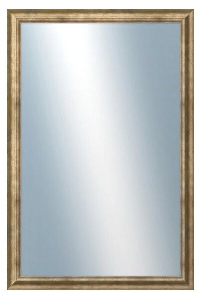 DANTIK - Zrkadlo v rámu, rozmer s rámom 40x60 cm z lišty TRITON biely bronz (2140)