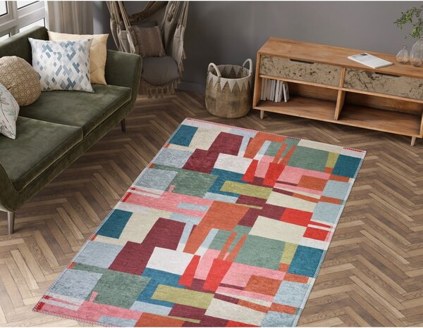Prateľný koberec 80x150 cm Blocks of Fun – Vitaus
